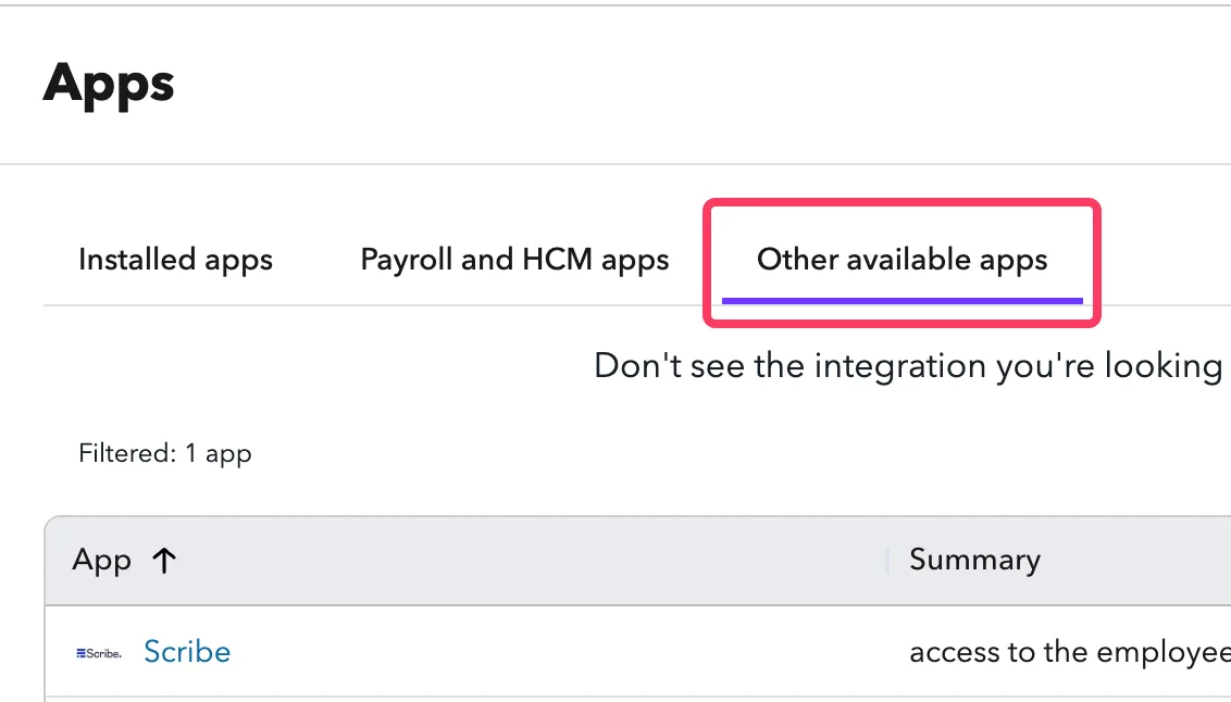 Kliknij 'Other available apps'