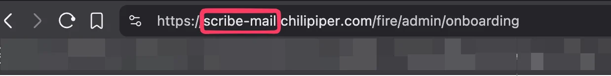 Saisissez votre sous-domaine Chili Piper