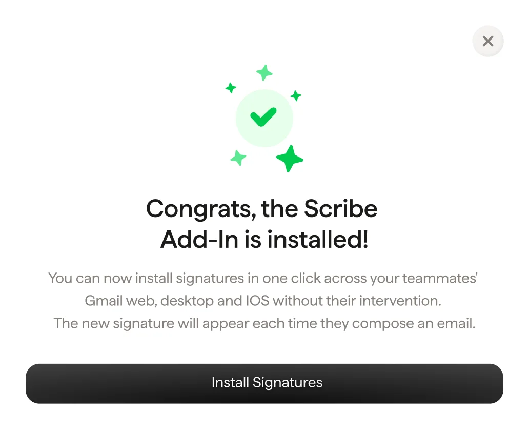 Dodatek Scribe zainstalowany